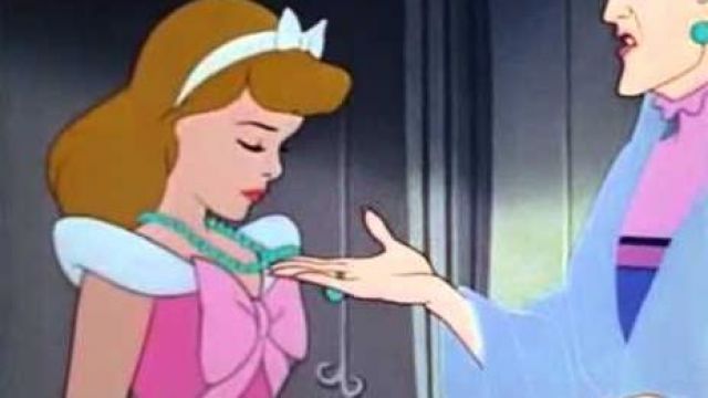The pink dress Cinderella in the cartoon Cinderella | Spotern