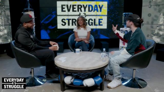 The sweater ASOS Russ in the interview-Everyday Struggle