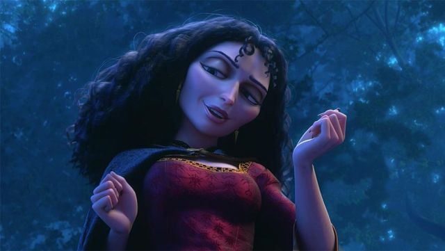 Mother Gothel's wig in Tangled