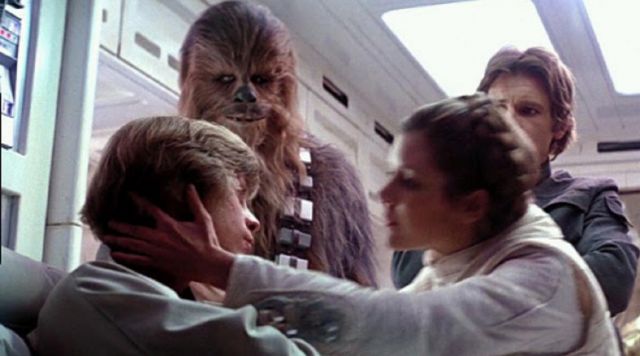La peluca de la princesa Leia (Carrie Fisher) en Star Wars V: El imperio contraataca