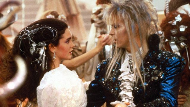 The wig-Jareth, King of Goblins (David Bowie) in Labyrinth