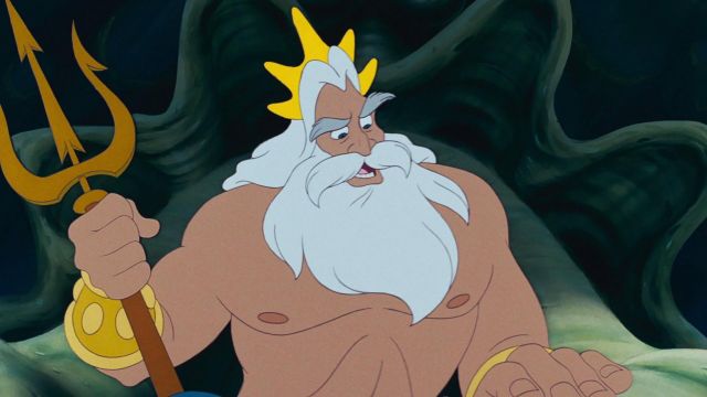 King Triton's crown as seen in The Little Mermaid