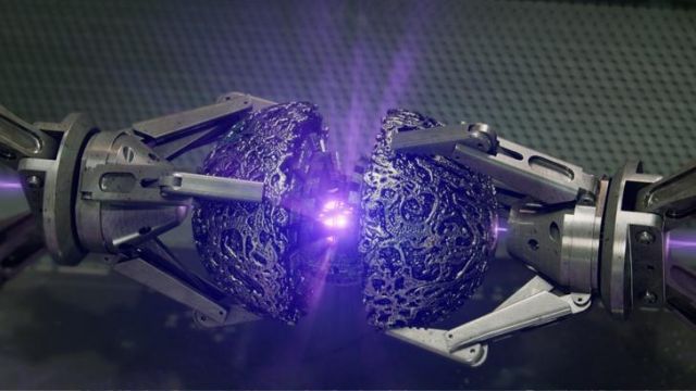 The purple Space Infinity Gem as seen in Guardians of the Galaxy