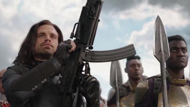 Bu­cky Barnes' (Se­bas­tian Stan) jacket as seen in Avengers: Infinity War