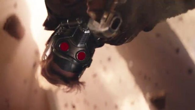 Star Lord's (Chris Patt) helmet as seen in Aven­gers: In­fi­nity War