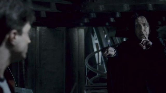 La baguette magique de Severus Rogue (Alan Rickman) dans Harry Potter et le prince de sang-mêlé