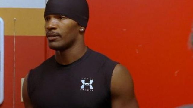 The tank top black Under Armour Willie Beamen (Jamie Foxx) in the hell of  The Sunday