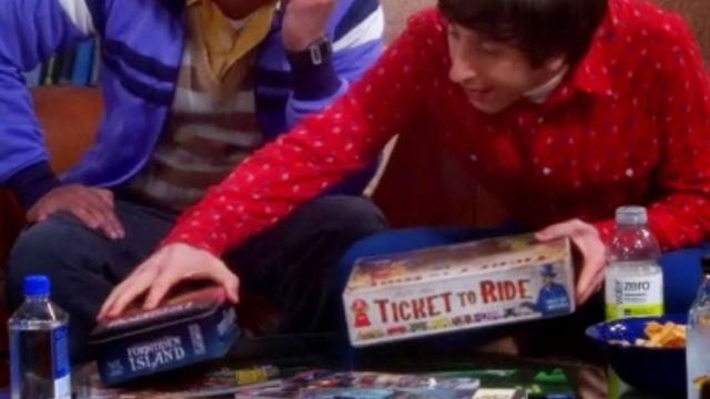Ticket to Ride Jeu de plateau comme on le voit dans La Théorie du Big Bang S08E13