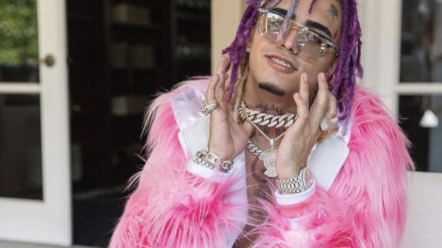 The Pink Jacket With The Feathers Of Lil Pump In The Clip - lil pump roblox id molly