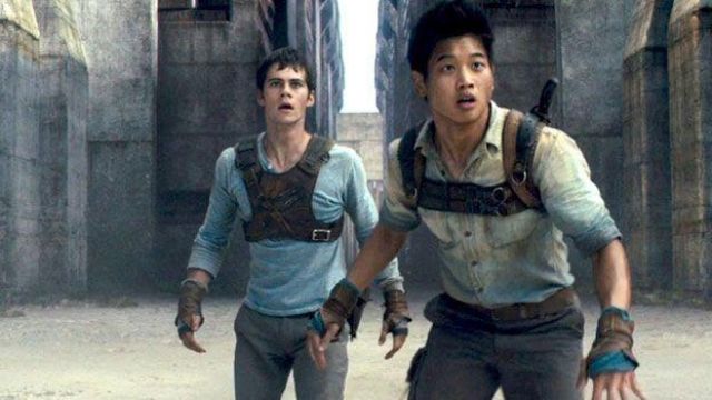 The plastron runner's Thomas (Dylan O'brien) in the maze