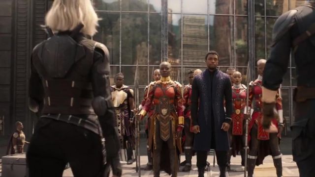 The replica sticks of Black Widow (Scarlett Johansson) in Avengers : Infinity War