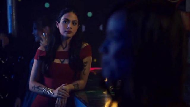 The dress Guess Marciano Mystical Isabelle Lightwood (Emeraude
