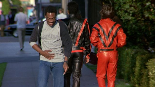 The Rodeo Drive crossing by Axel Foley (Eddie Murphy) in The flic Beverly Hills