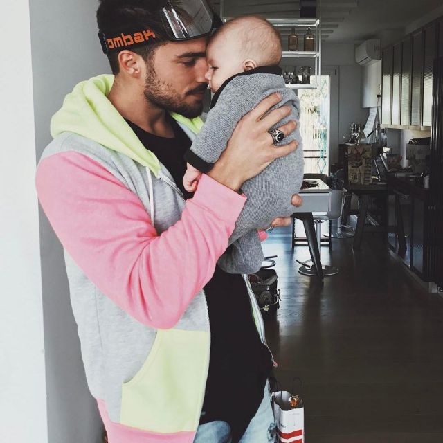 The pink jacket yellow and gray, Mariano Di Vaio on Instagram | Spotern