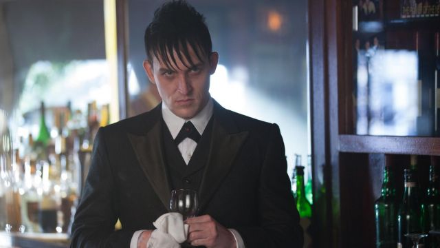 The jacket of the penguin Oswald Cobblepot in Gotham