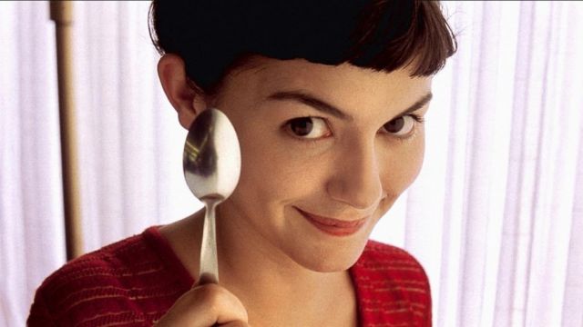 The spoon of Amélie Poulain (Audrey Tautou) in The fabulous destiny of Amélie Poulain