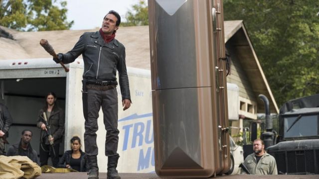 La réplique de Lucille, la batte de Negan (Jeffrey Dean Morgan) dans The Walking Dead S07E16