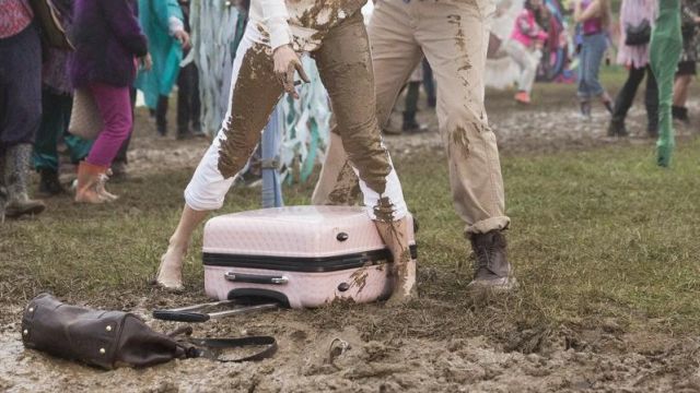 The suitcase-pink Renée Zellweger in Bridget Jones's Baby