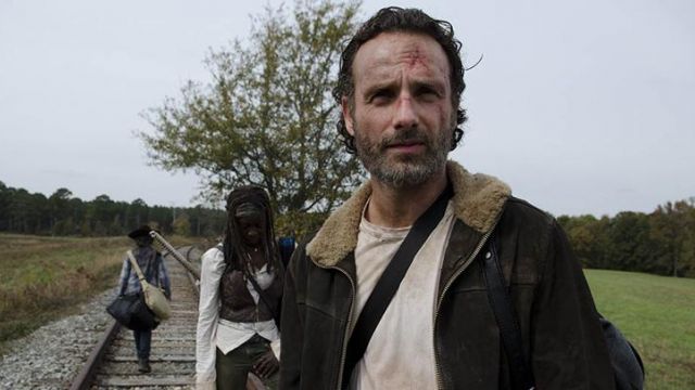 La veste au col moutonné de Rick Grimes (Andrew Lincoln) dans The Walking Dead S04E15