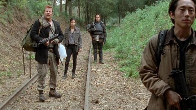 Boots Frye of Abraham Ford (Michael Cudlitz) in The Walking Dead