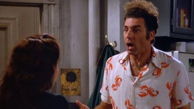 The Shirt "Lobster" Cosmo Kramer in the series Seinfeld