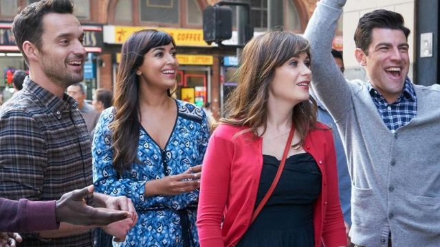 The Dress Veronica Beard Blue Cece Parekh Hannah Simone In New Girl Spotern 4598