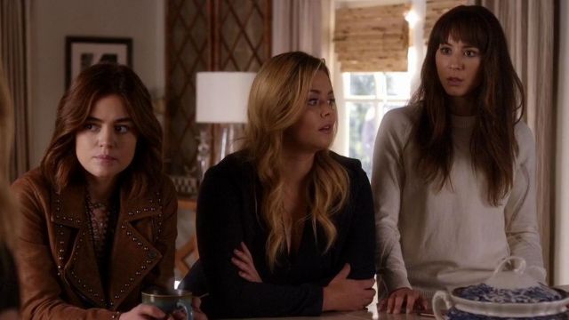 The sweater Allsaints white of Spencer in Pretty Little Liars