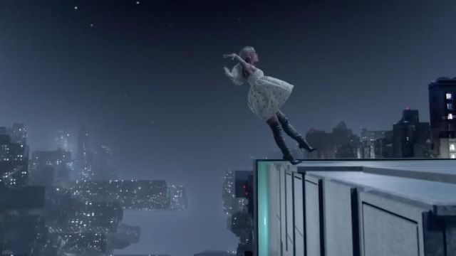 Thigh-high boots black The Silla of Ariana Grande in the clip No Tears Left To Cry
