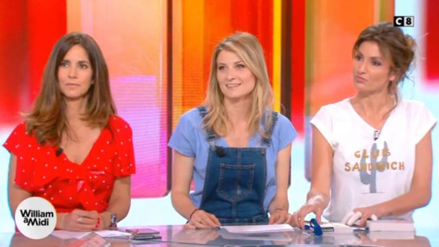 Le t-shirt club sandwich cactus de Caroline Ithurbide dans William à midi du 24/04/2018