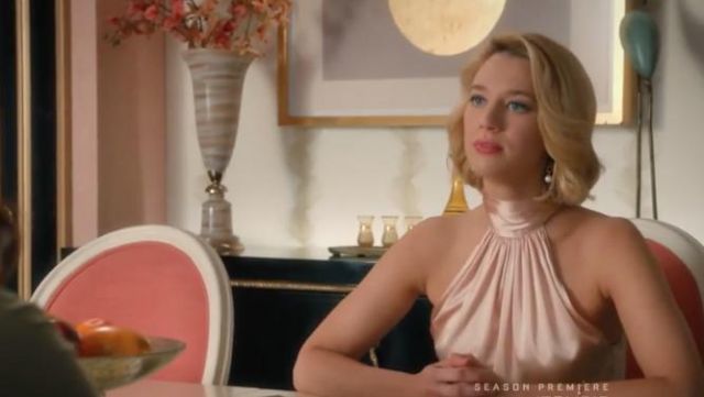 Ramy Brook satin top seen on Petra Solano (Yael Grobglas) in Jane The Virgin S04E10