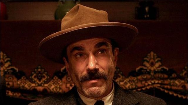 The hat of Daniel Plainview (Daniel Day‑Lewis) in There Will Be Blood