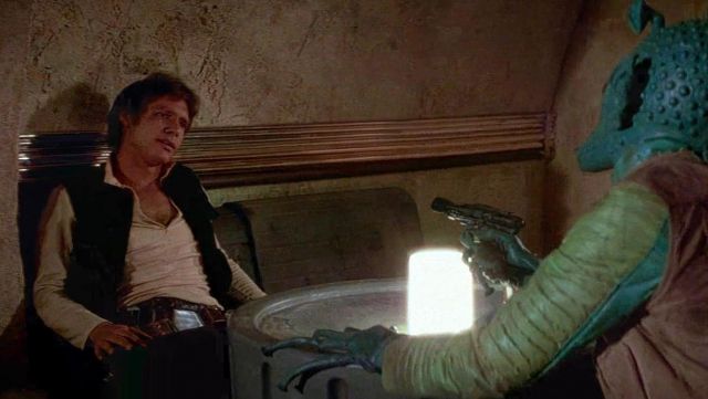 La réplique du costume de Han Solo (Harrison Ford) dans Star Wars IV : Un nouvel espoir