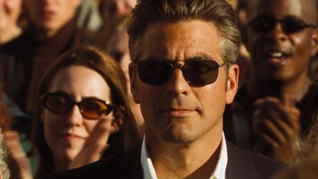 George clooney with store sunglasses