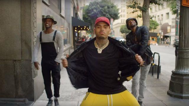 Elementair menigte mechanisch Lord" Red Hat worn by Chris Brown as seen in Freaky Friday music video of  Lil Dicky | Spotern