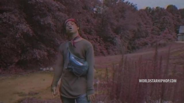 Supreme Waist Bag Teal usado por Trippie Redd como se ve en Romeo & Juliet Video Clip