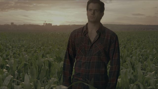 Clark Kent (Henry Cavill) Vérifié Coton-Chemise de Flanelle comme on le voit dans la Justice League