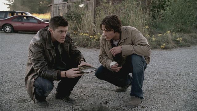 Leather Jacket worn by Dean Winchester (Jensen Ackles) as seen in Supernatural S02E08