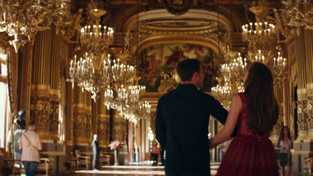 The gallery of the Opera Garnier in Paris in the film Fifty shades