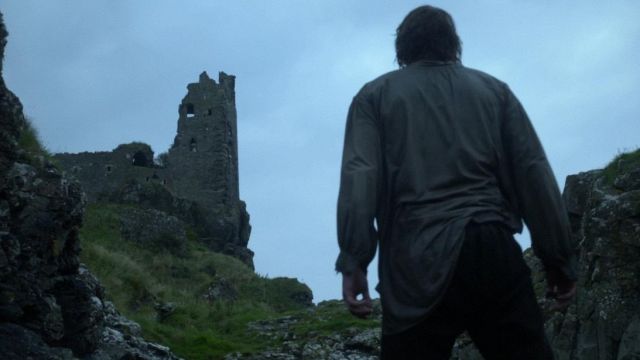 The Dunure Castle in the series Outlander S03E08