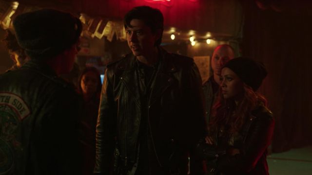 The jacket of the South Side Serpents, Jughead Jones (Cole Srouse) in Riverdale S02E21