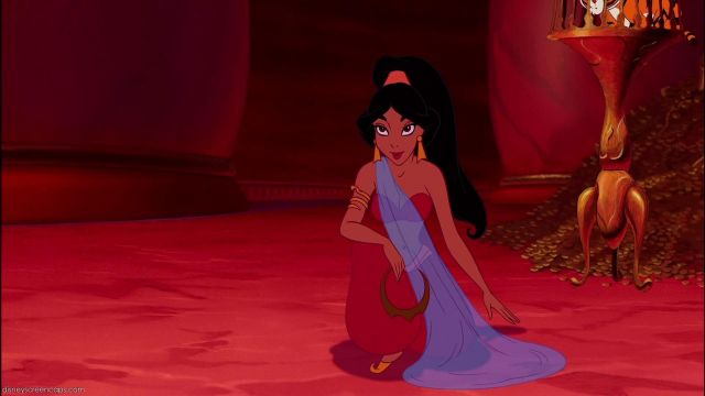 Shoes golden Jasmine in the cartoon Aladdin | Spotern