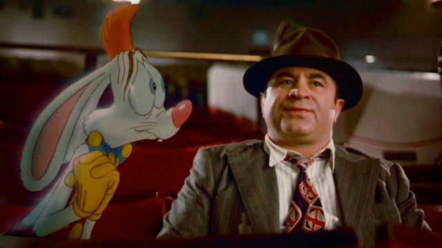 Le costume de Roger Rabbit dans le film d'animation Qui veut la peau de Roger Rabbit