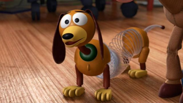 Le costume de Zigzag le chien dans le film d'animation Toy story