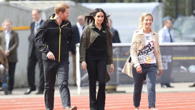 The trench coat Babaton worn by Meghan Markle for the Invictus Games