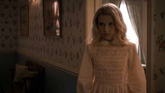 The pink dress worn by Eleven (Millie Bobby Brown) in Stranger Things  (Season 01 Episode 04) | Spotern