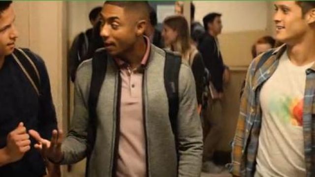 The polo pink Ted Baker worn by Marcus Cole (Steven Silver) in 13 reasons why S02E04