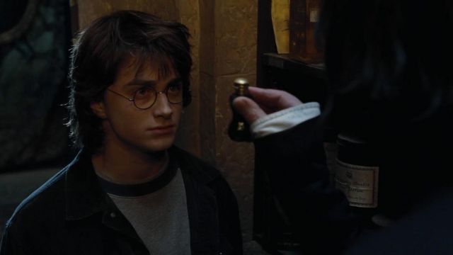 The replica of the eyeglasses of Harry Potter (Daniel Radcliffe) in Harry Potter and the goblet of fire
