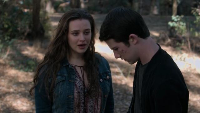 Lucky Brand Print Top worn by Hannah Baker (Katherine Langford) in 13 Reasons Why S02E11