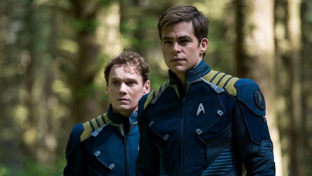 The jacket worn by Captain James T. Kirk (Chris Pine) in Star Trek Beyond