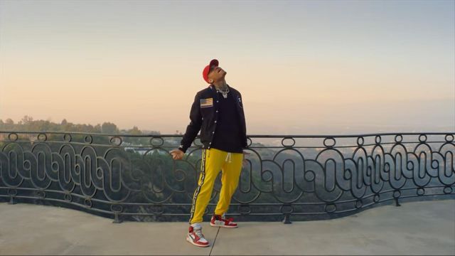 passie heldin Salie A pair of Nike Air Jordan 1 x Off White 'The ten' of Chris Brown in the  clip "Freaky Friday" by Lil Dick | Spotern
